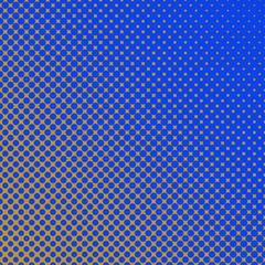 Color halftone dot pattern background - vector graphic with circles in varying sizes