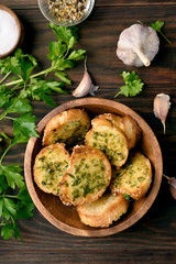 Cheese garlic toasts
