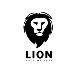 head lion art logo