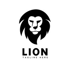head lion art logo