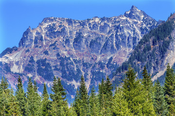 Fototapeta na wymiar Mount Chikamin Peak Snoqualme Pass Wenatchee National Forest Washington