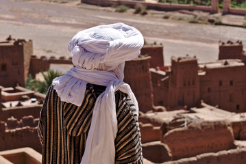 moroccan berber over aït-ben-haddou