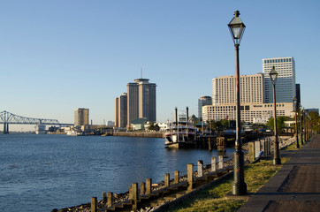Riverwalk skyline, New Orleans, Louisiana