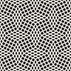 Vector seamless pattern. Modern stylish abstract texture. Repeating geometric tiles..