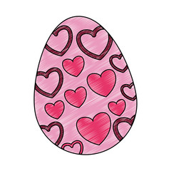 Easter egg cartoons vector illustration graphic design