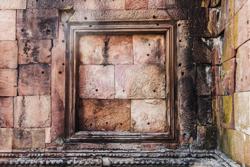 Ancient wall of Prasat Phanom Rung