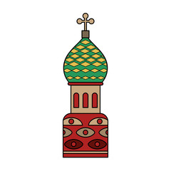 Saint basils cathedral vector illustration graphic design