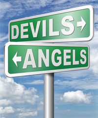 Obraz premium devils and angels