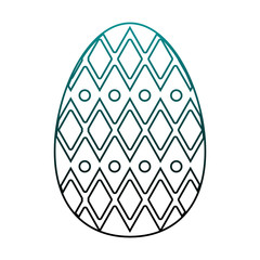 Faberge egg isolated vector illustration graphic design