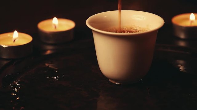 Black Chinese Tea footage