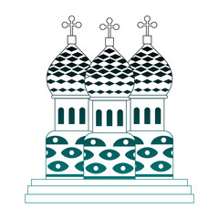 Saint basils cathedral vector illustration graphic design