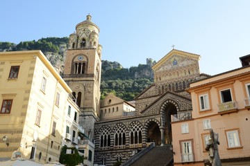 Fototapeta na wymiar 南イタリア、アマルフィの風景