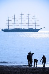 南イタリア、アマルフィの風景