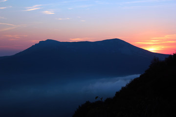 Chatyr Dag mountain range in Crimea, Ukraine