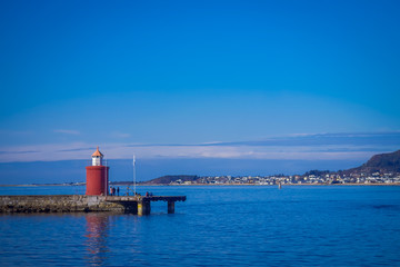 Lighthouse in Norwegian Sea near Alesund