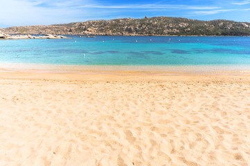 Obraz premium Sardegna, spiaggia di Rena di Levante, Santa Teresa di Gallura 