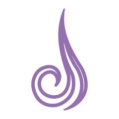 Abstract Line Air Symbol