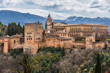 Fototapeta na wymiar Alhambra in Granada
