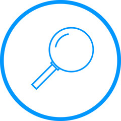 Magnifying Glass Line Icon