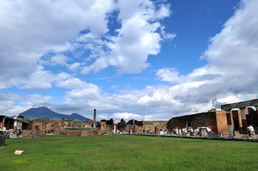南イタリア、ポンペイの遺跡