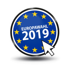 Europawahl 2019 - Vektor Illustration