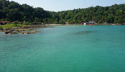 tropical bay of ko rong samloem