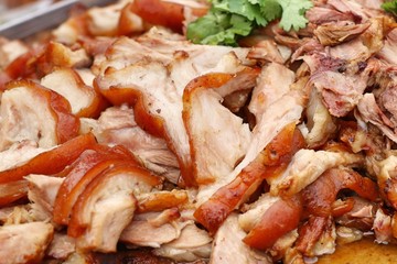 Stewed pork at street food