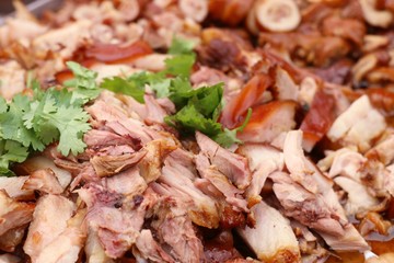 Stewed pork at street food