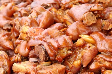 Stewed pork at street food