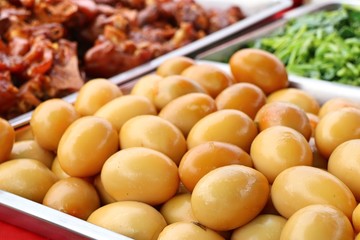 Stewed pork with egg