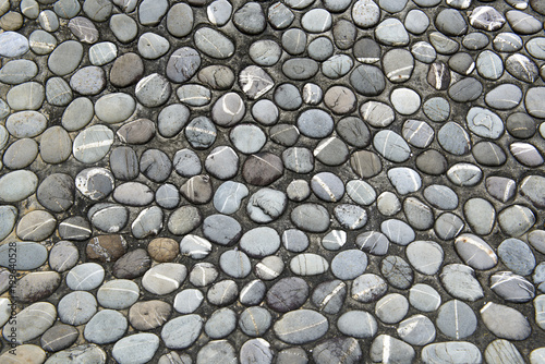 Pebble Stone In Cement Floor Texture And Seamless Background Wall Mural Linjerry Pebble Stone In Cement Floor Texture And Seamless Background Wall Mural Linjerry