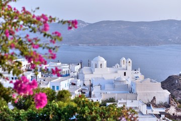 Panoramic view of Plaka village (