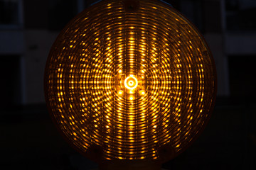 Obraz premium Construction site light closeup outdoor