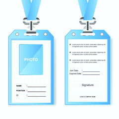 identity card template business