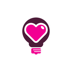 Love Idea Logo Icon Design