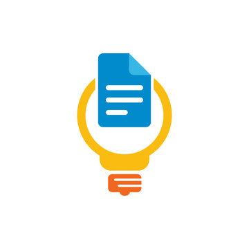 Document Idea Logo Icon Design