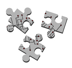 creative puzzle symbol