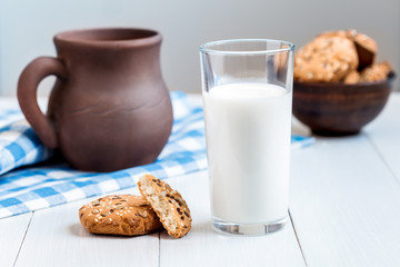 Picture with milk.