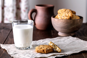 Picture with milk.