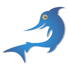 funny fish illustration