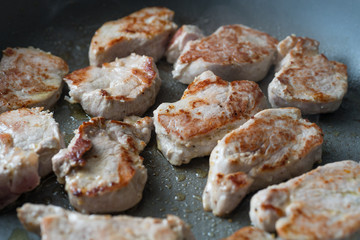 Gebratenes Schweinefilet