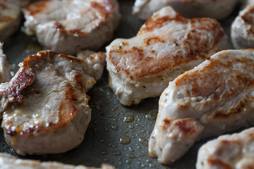 Gebratenes Schweinefilet