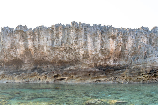 Pattern of Rock and Stone near by the Coastline