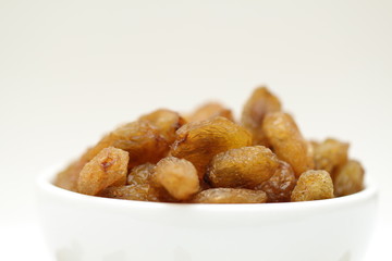 Raisins isolated on white background, abjosh