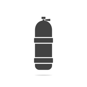 recommend clip art: Diving air tank icon vector isolated