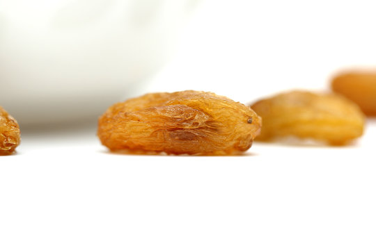Raisins isolated on white background, abjosh