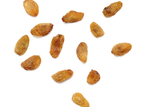 Raisins isolated on white background, abjosh