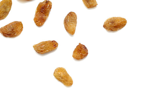 Raisins isolated on white background, abjosh