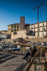 Obraz premium Piombino, Tuscany, Italy - Harbour