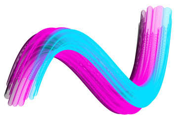 Colorful abstract wave